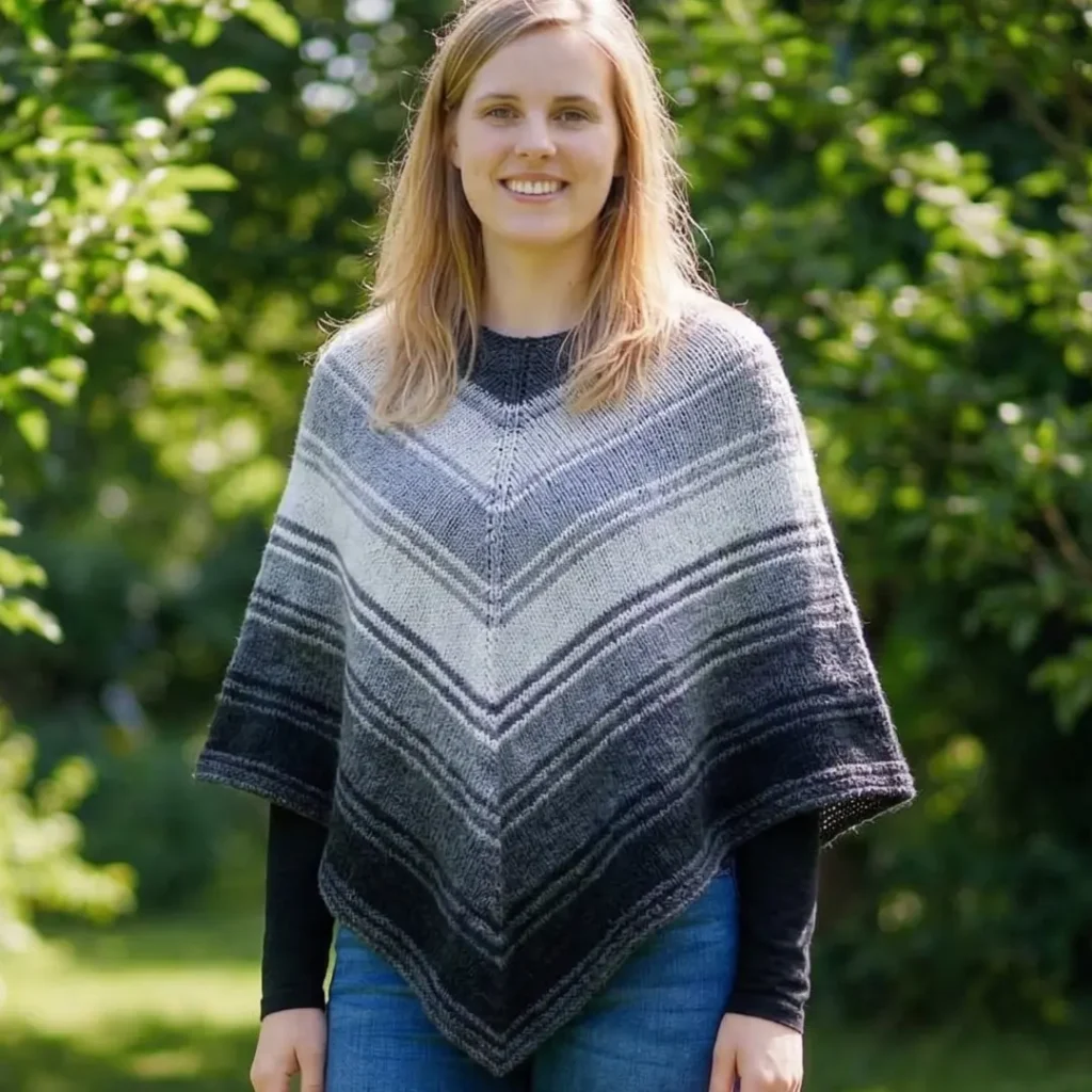 Fade to Gray Poncho