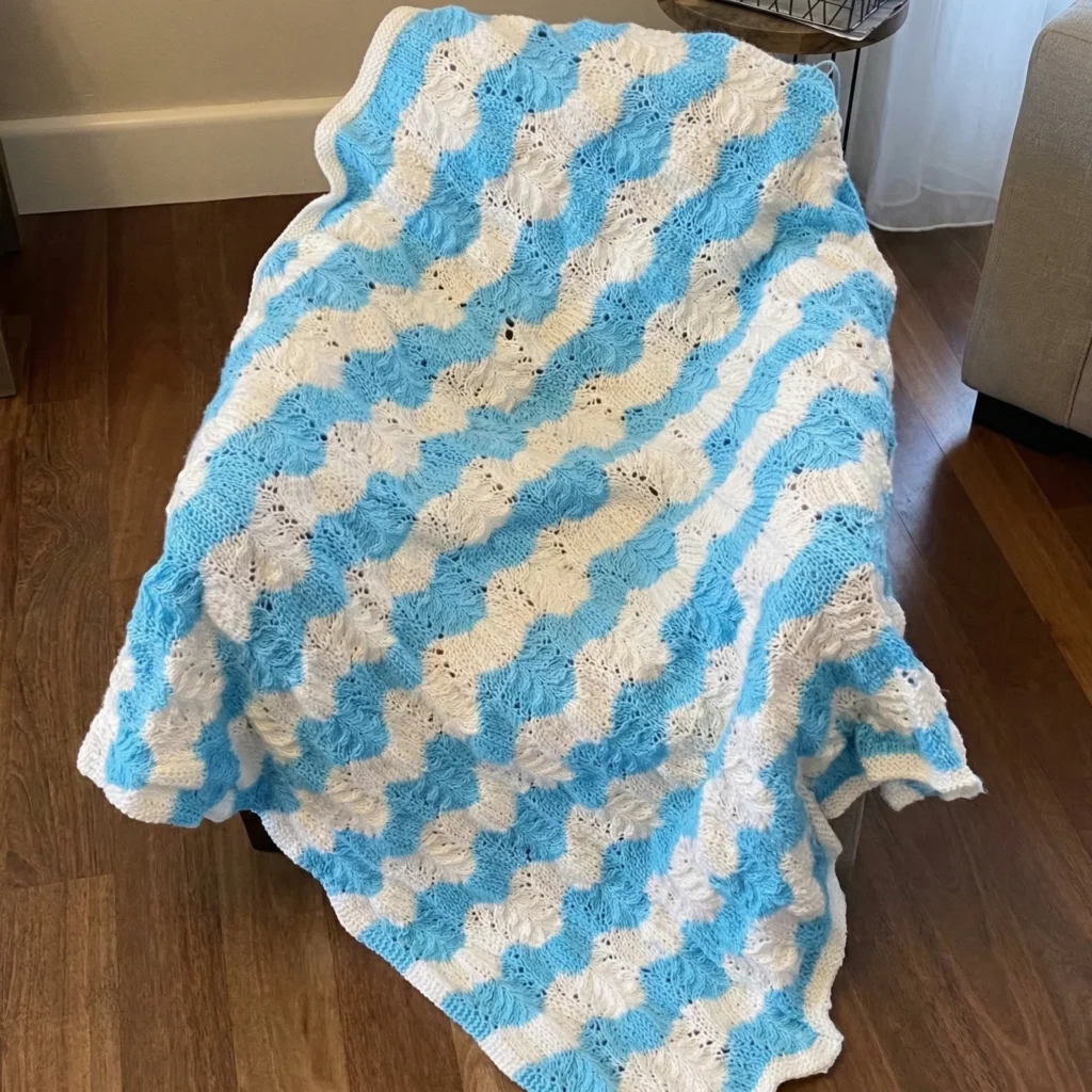 Feather and Fan Blanket