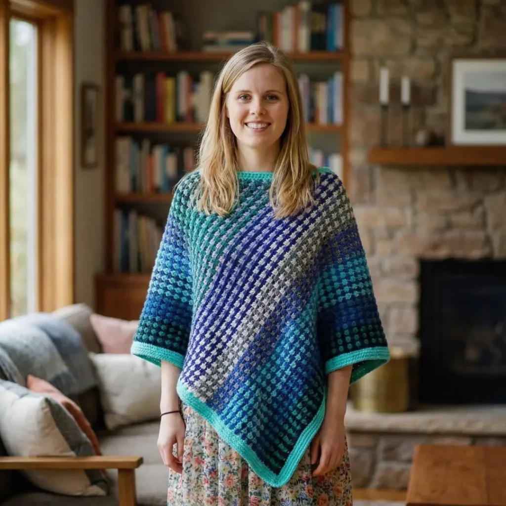 Ice Queen Poncho Knitting Patterns