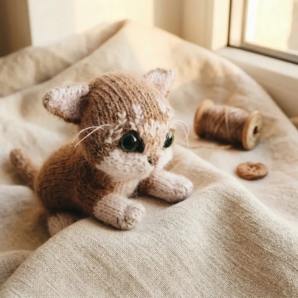 Itty Bitty Kitty Knitting Pattern
