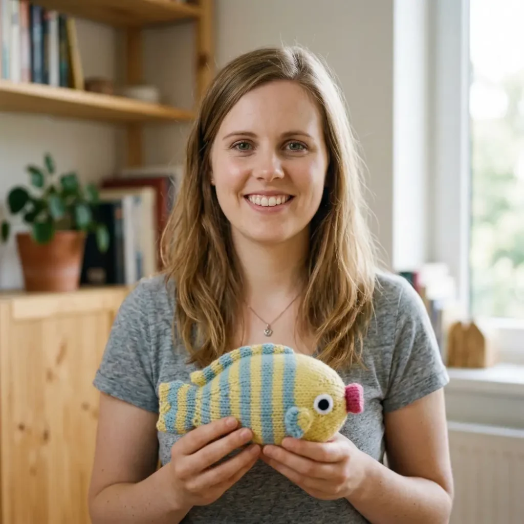 Kissing Fish Knitting Pattern