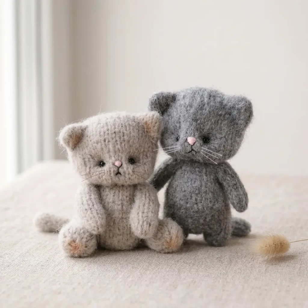 Knitted Animal Cat Pattern