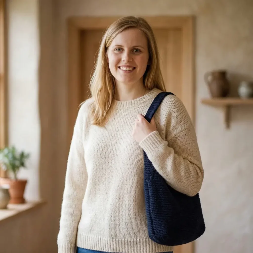 Knitted Shoulder Purse