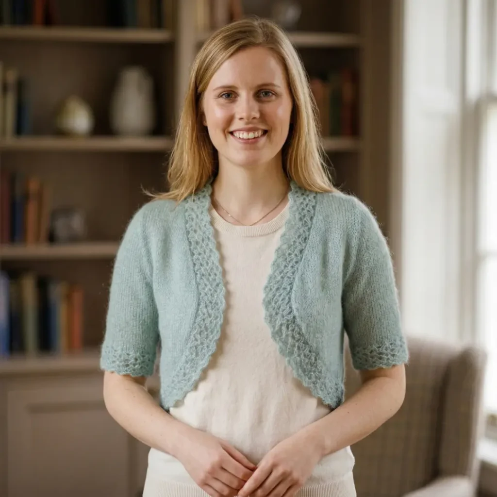 Lacy Bolero Shrug Knitting Pattern