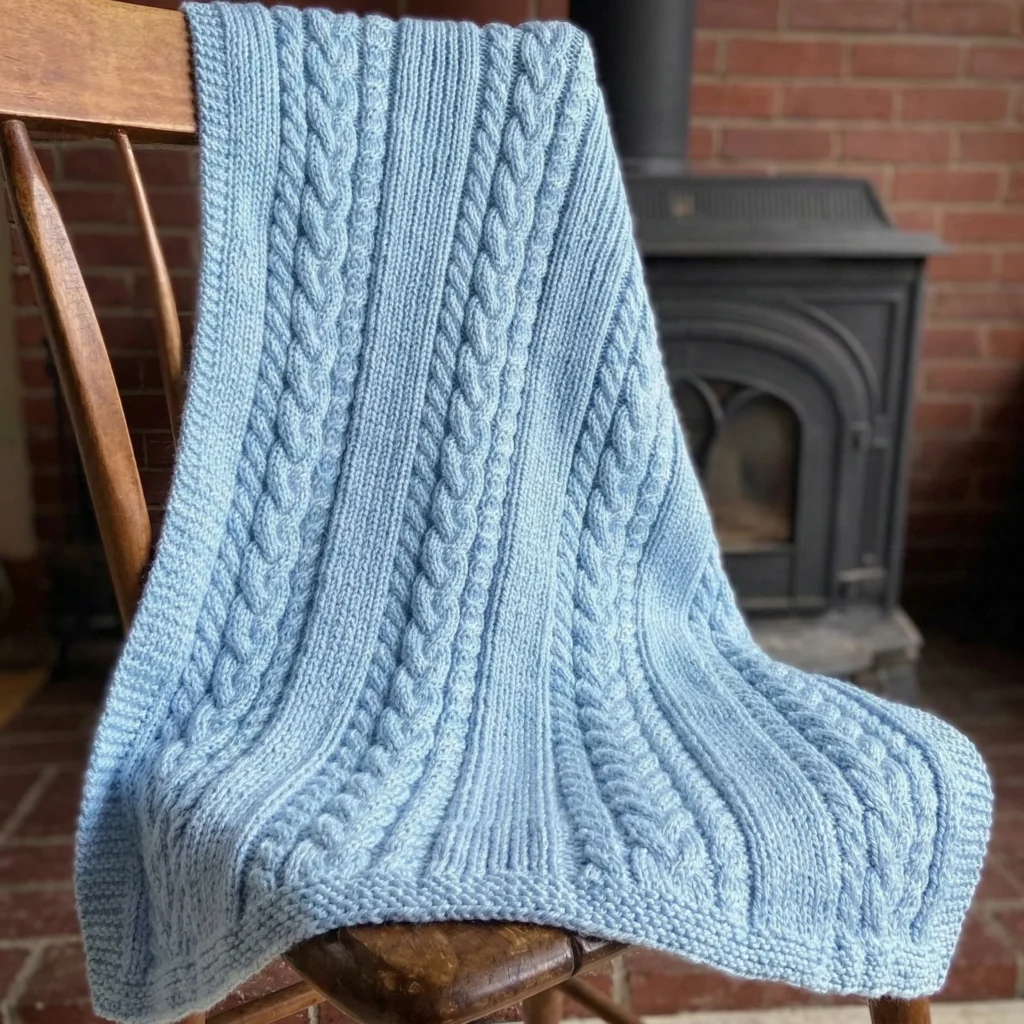 Little Boy Blue Baby Blanket
