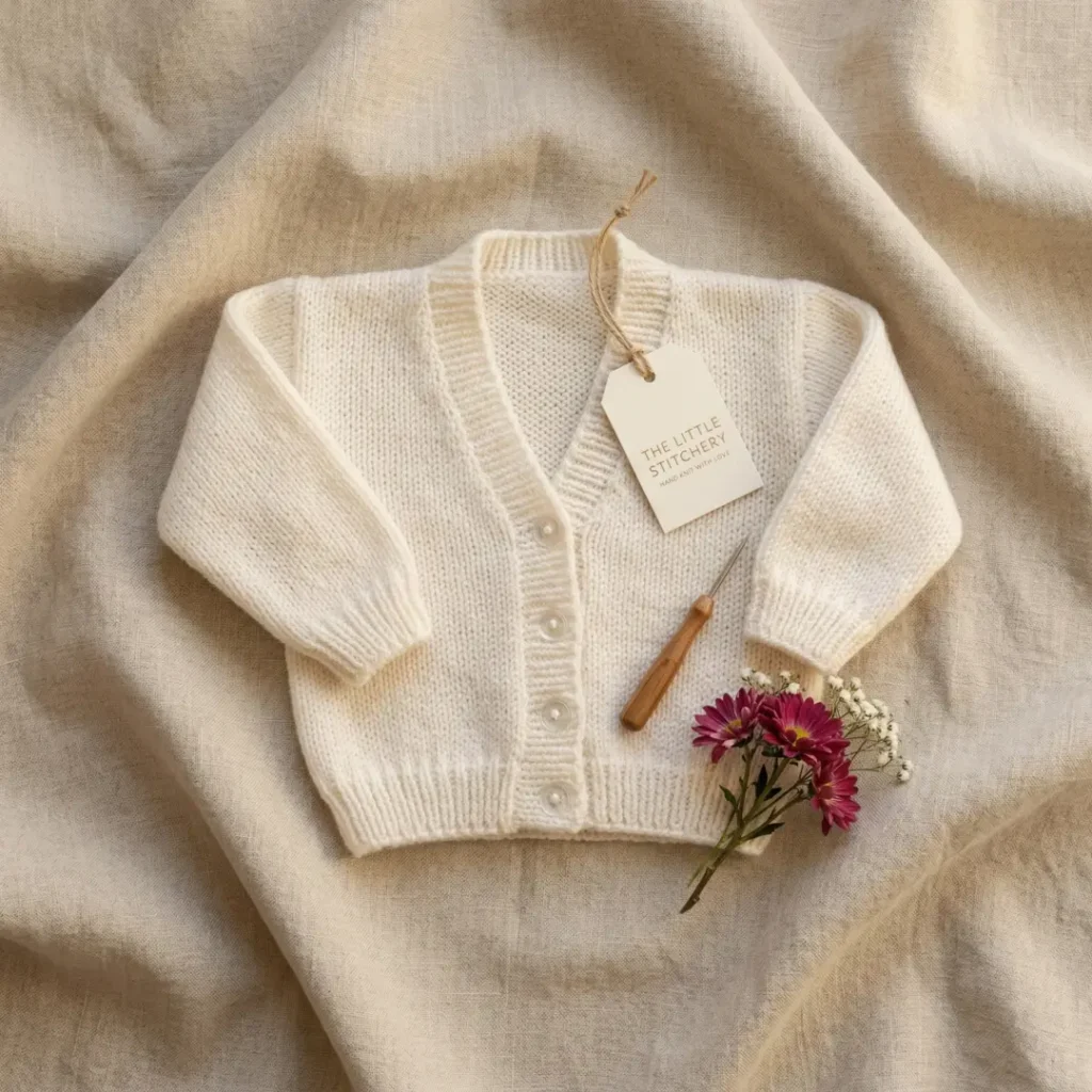 Plain Baby Cardigan