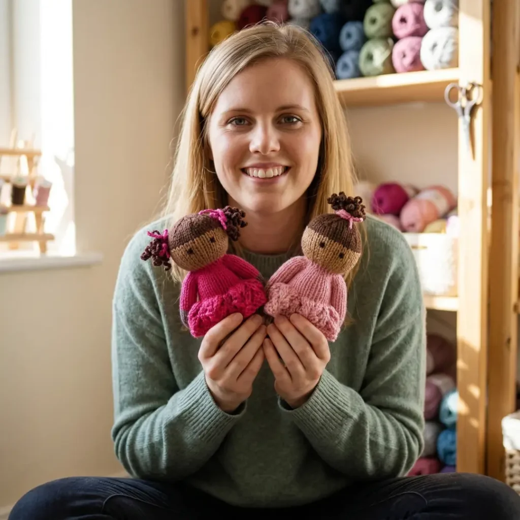 Pretty Izzy Dolls Free Knitting Pattern