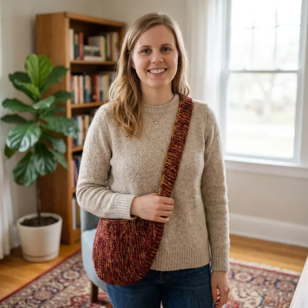 Scrap Yarn Knit Bag Pattern