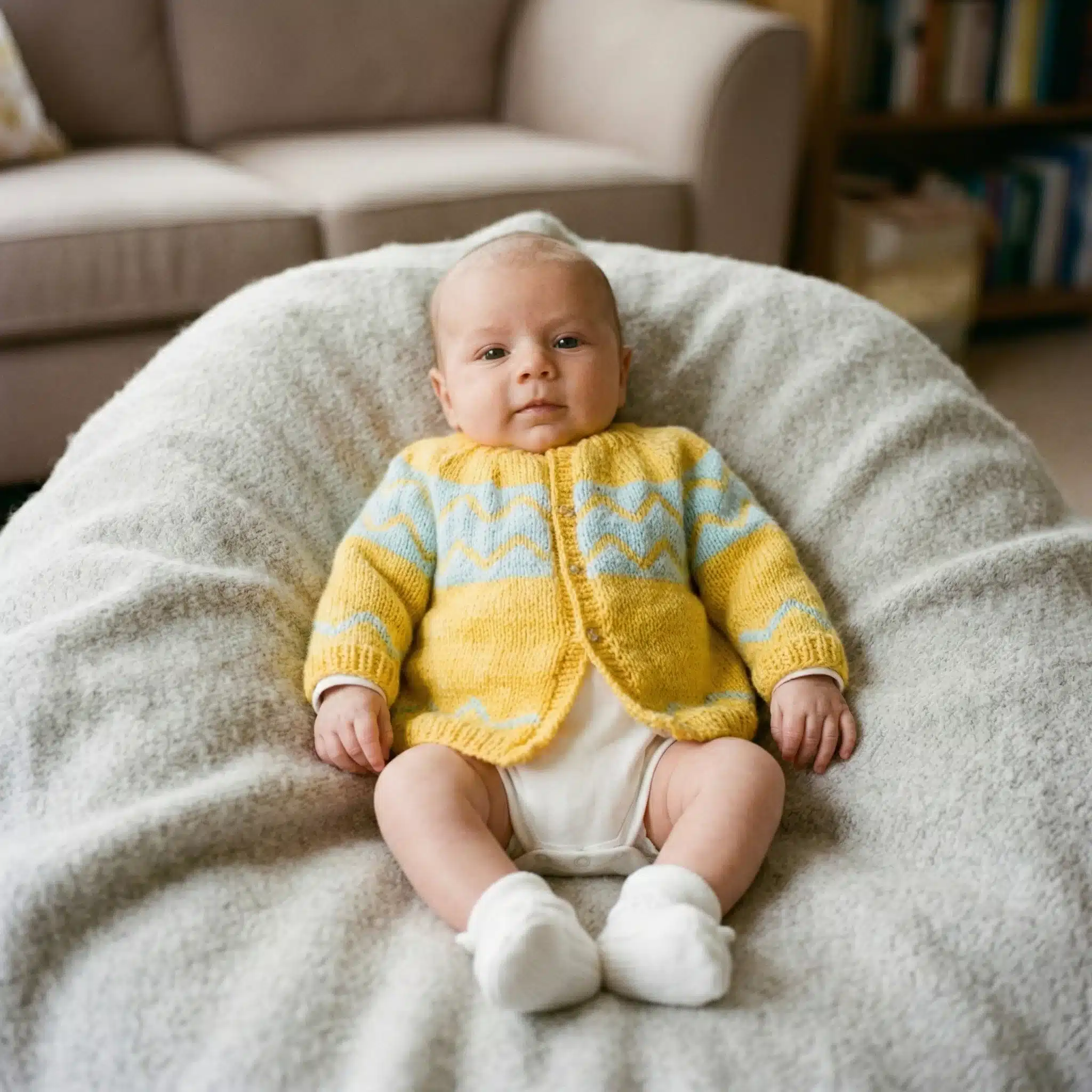 See-Saw Cardigan Free Knitting Pattern