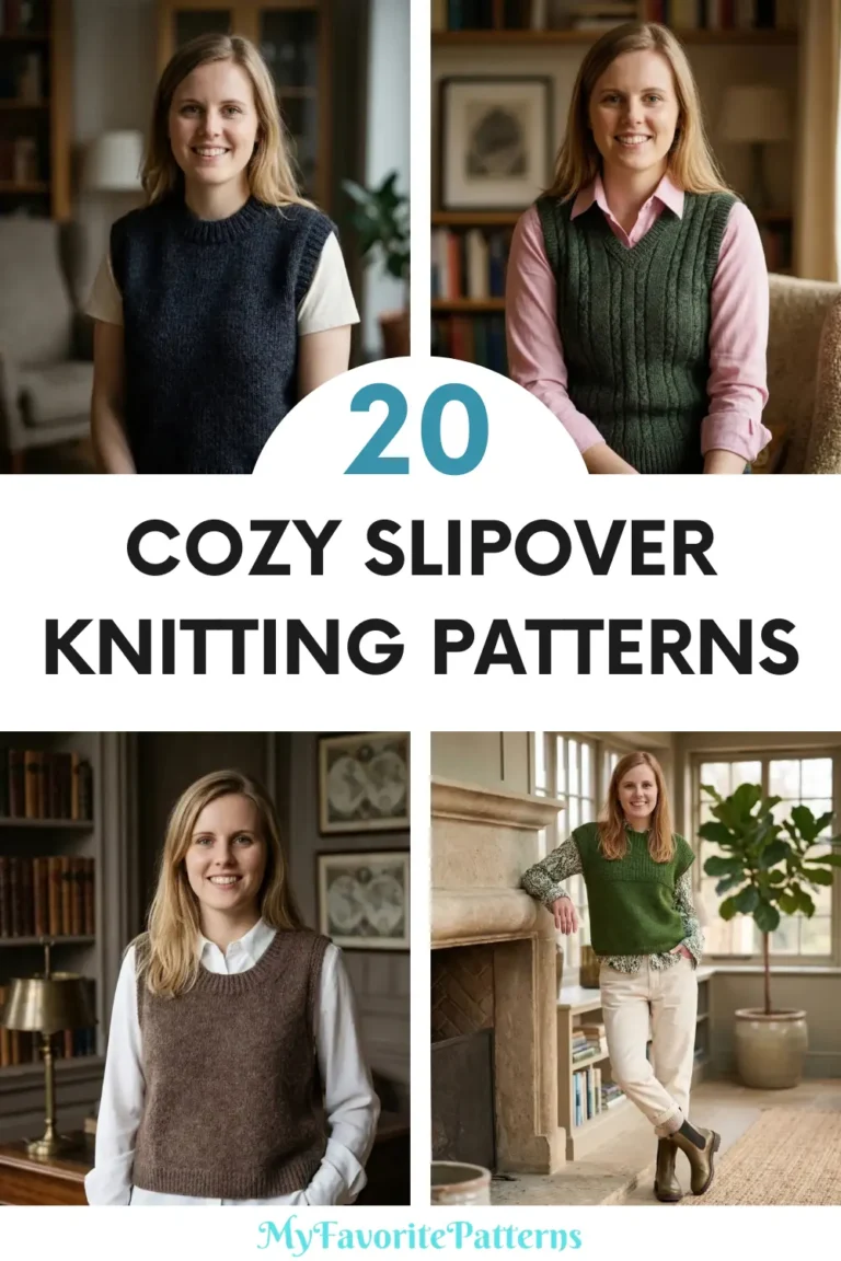 Slipover Knitting Pattern