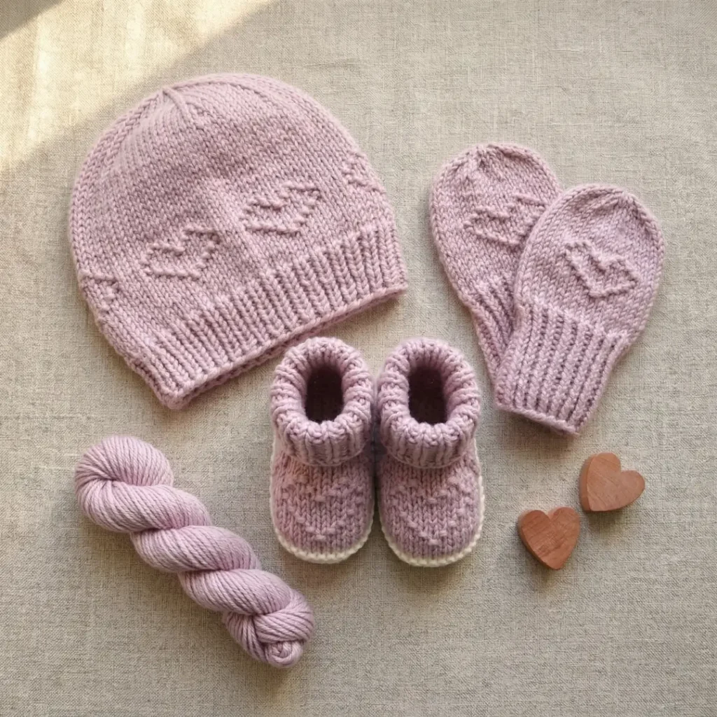 Straight Needle Baby Hat