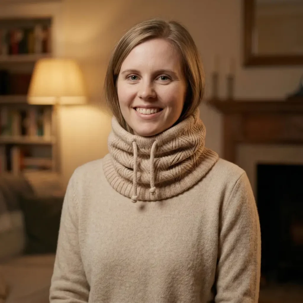 Textured Zigzag Cowl