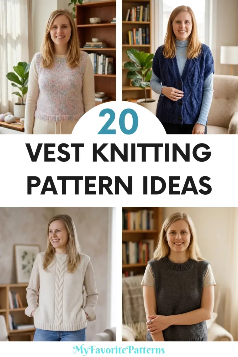 Vest Knitting Pattern