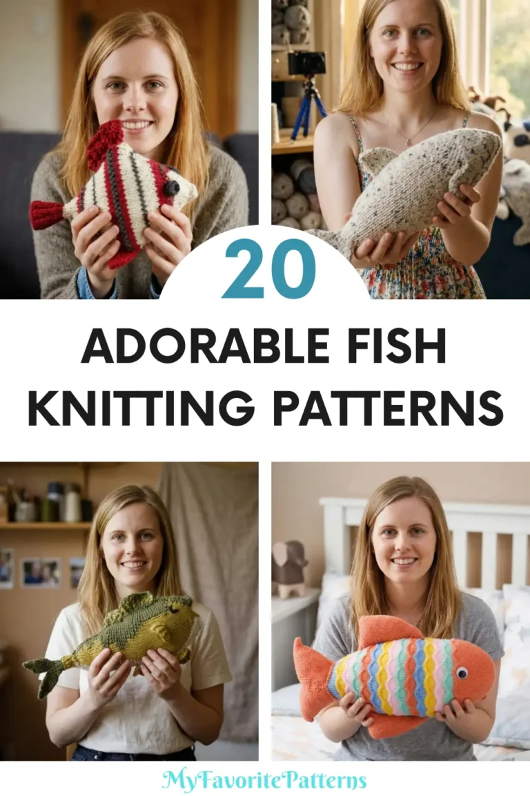 fish knitting pattern