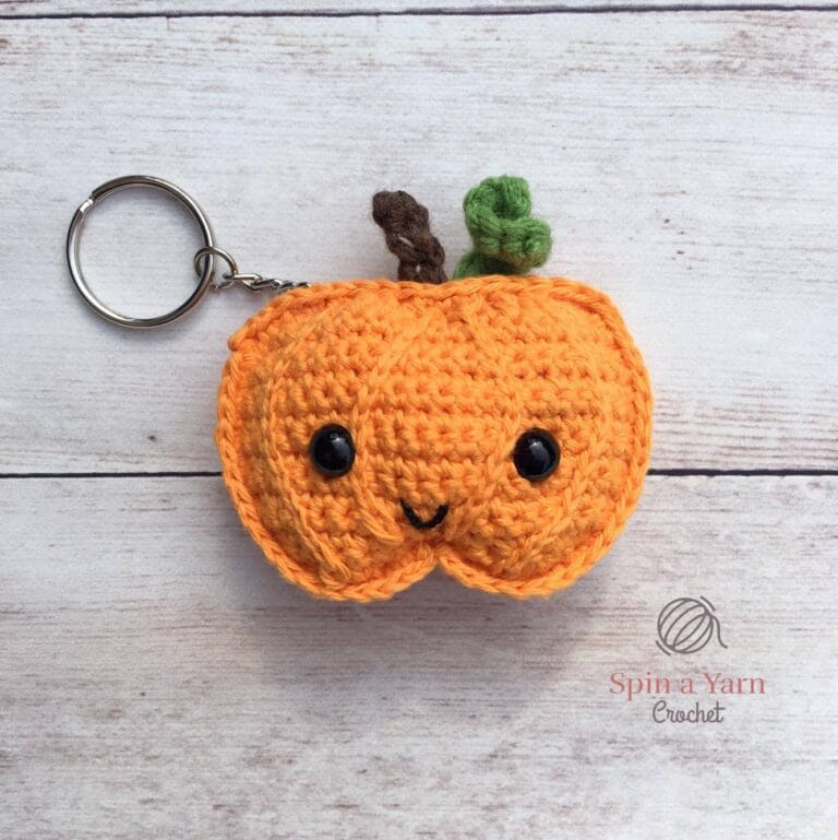 Adorable Pumpkin Keychain