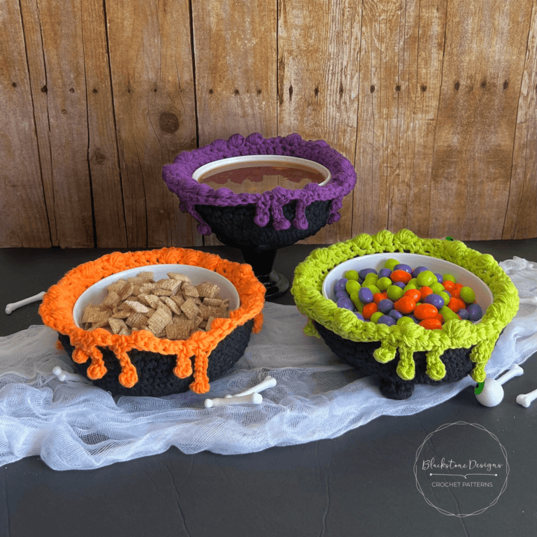 Crochet Cauldron Bowl Cozy