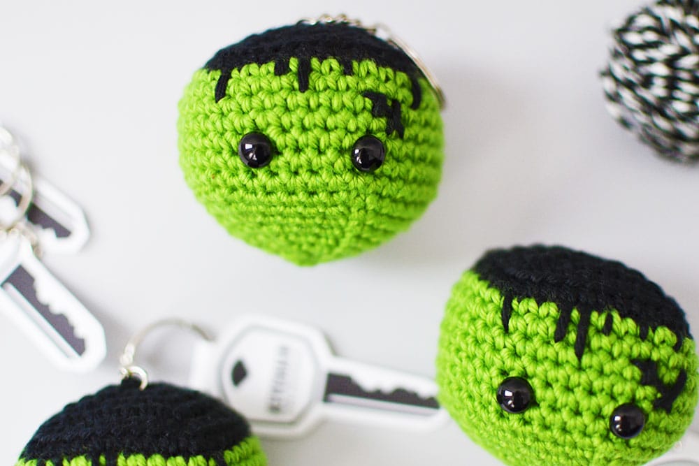 Frankey Keychain Crochet Pattern