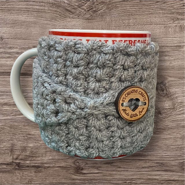 Quick-Stitch Mug Hug for All Skill Levels