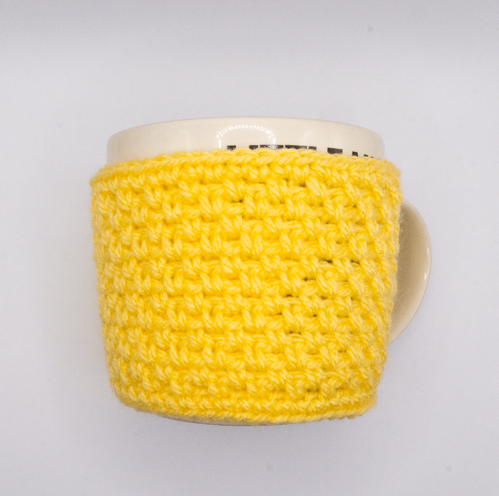 Moss Stitch Cup Cozy for Beginners