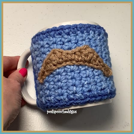 Father's Day Mustache Mug Cozy