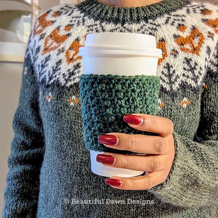 Morning Brew Textured Cup Cozy